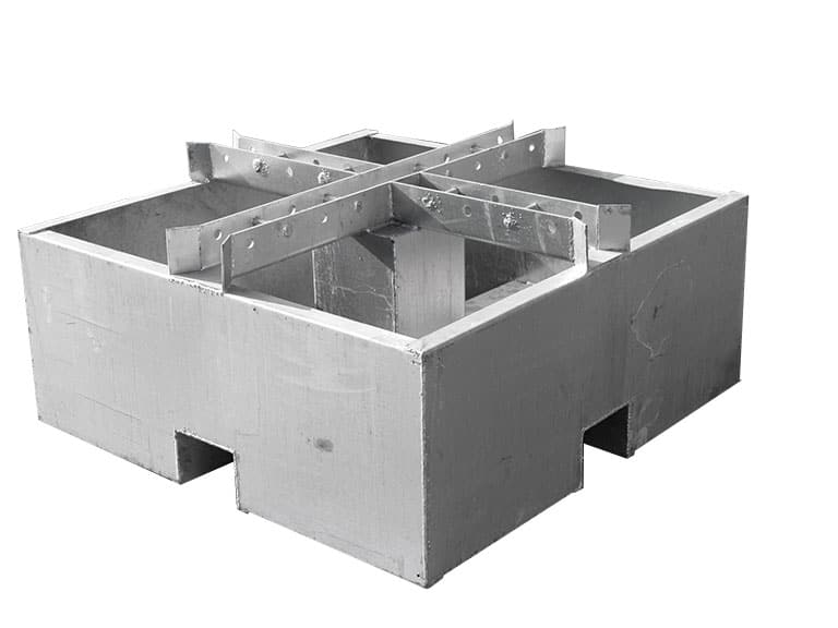 Lest béton finition galvanisée
