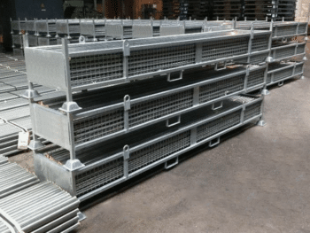 Panier de stockage grillagé pour lisses