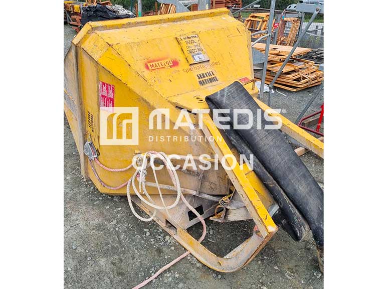 Benne à béton 1500L Secatol® occasion